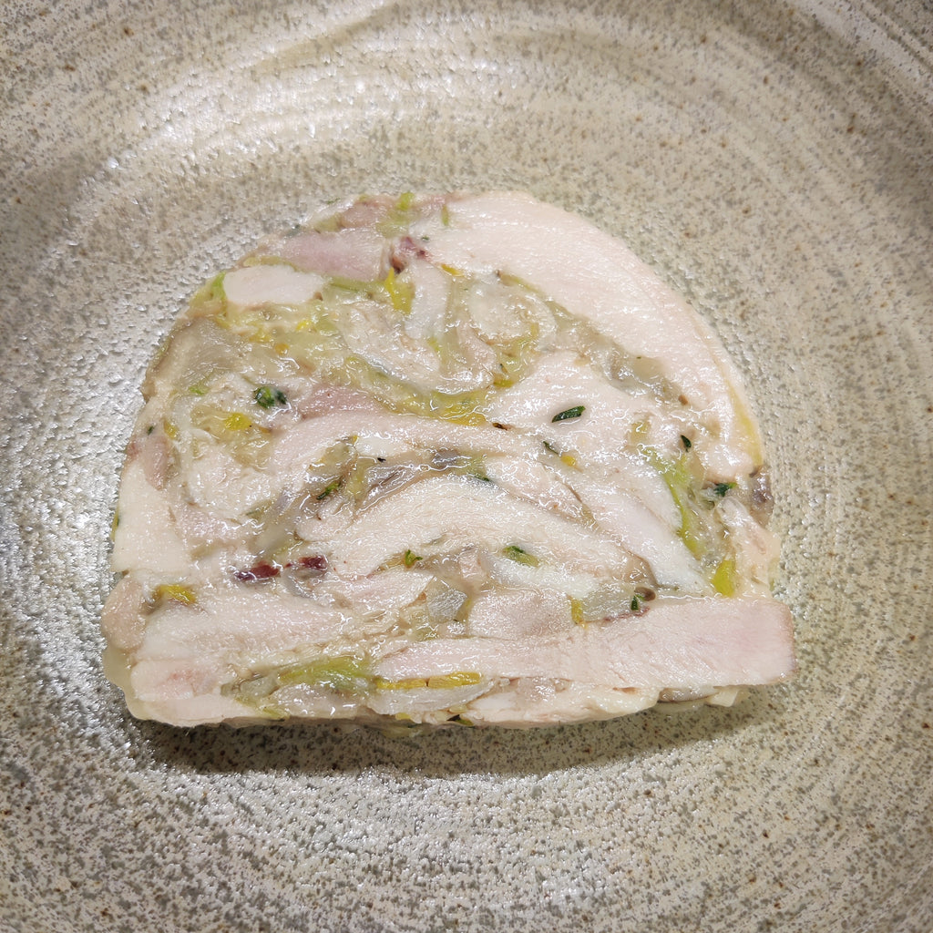 Chicken, Wild Mushroom and Leek Terrine