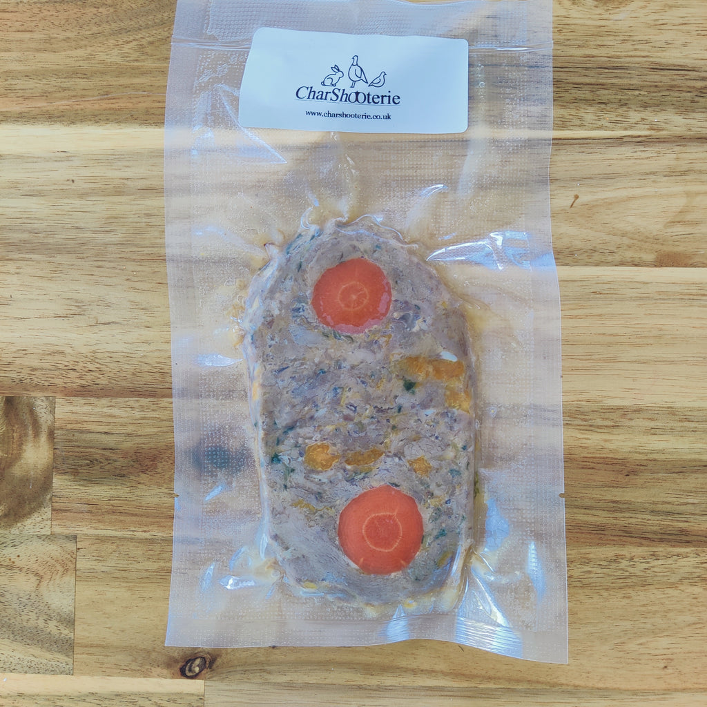 Slow Cooked Lamb, Carrot and Spiced Apricot Terrine